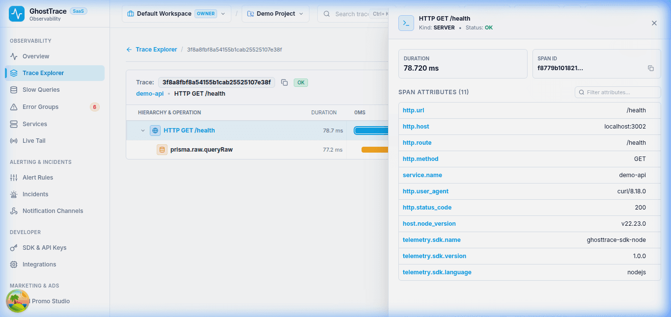 Screenshot 3 of GhostTrace