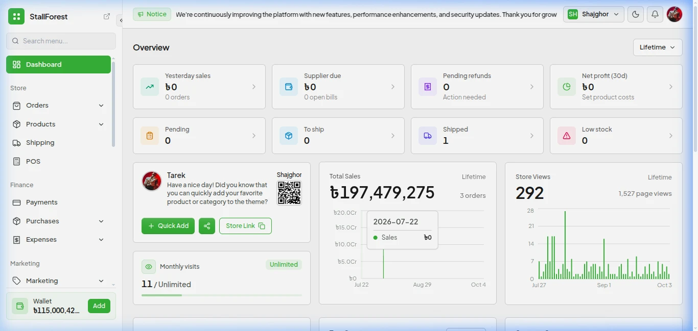 Screenshot 1 of Stallforest