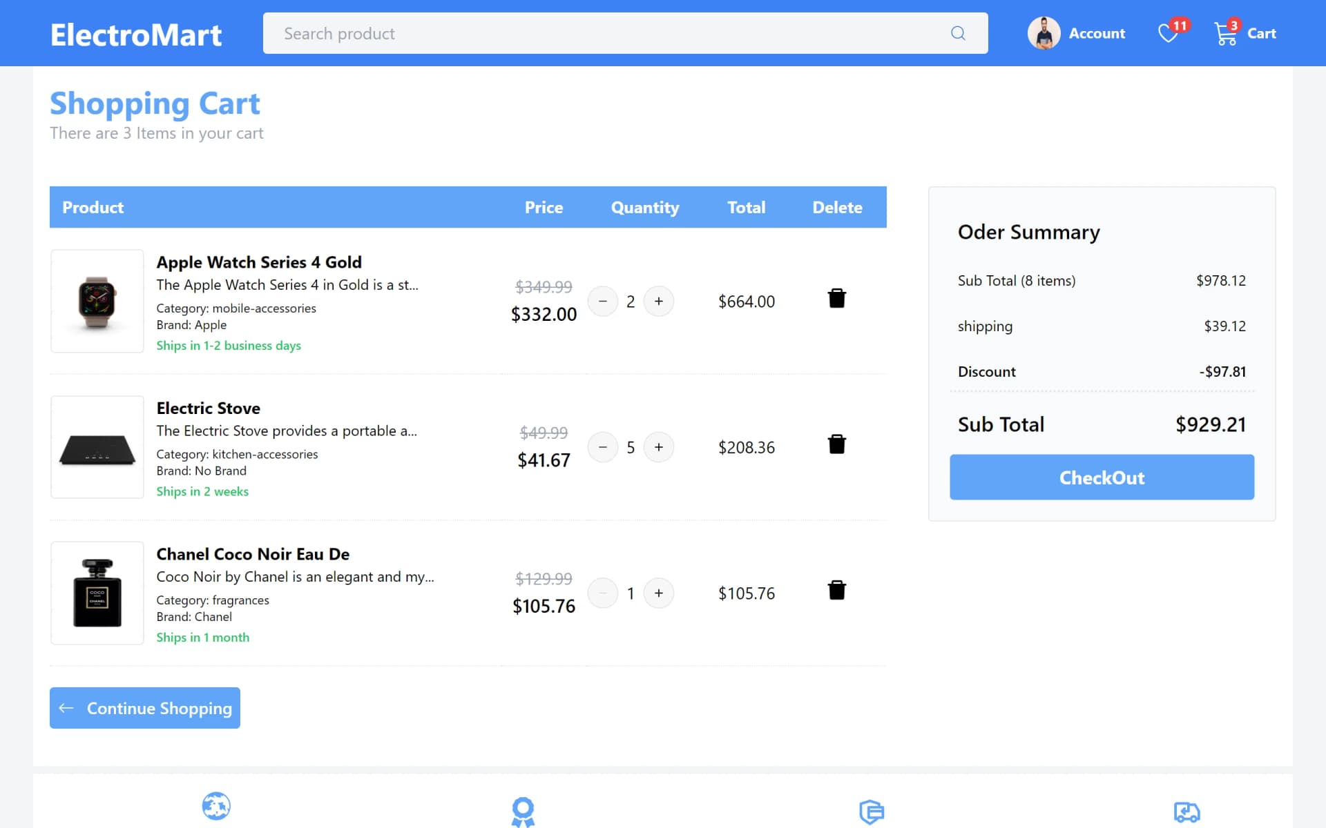Screenshot 3 of e-Commerce Platform