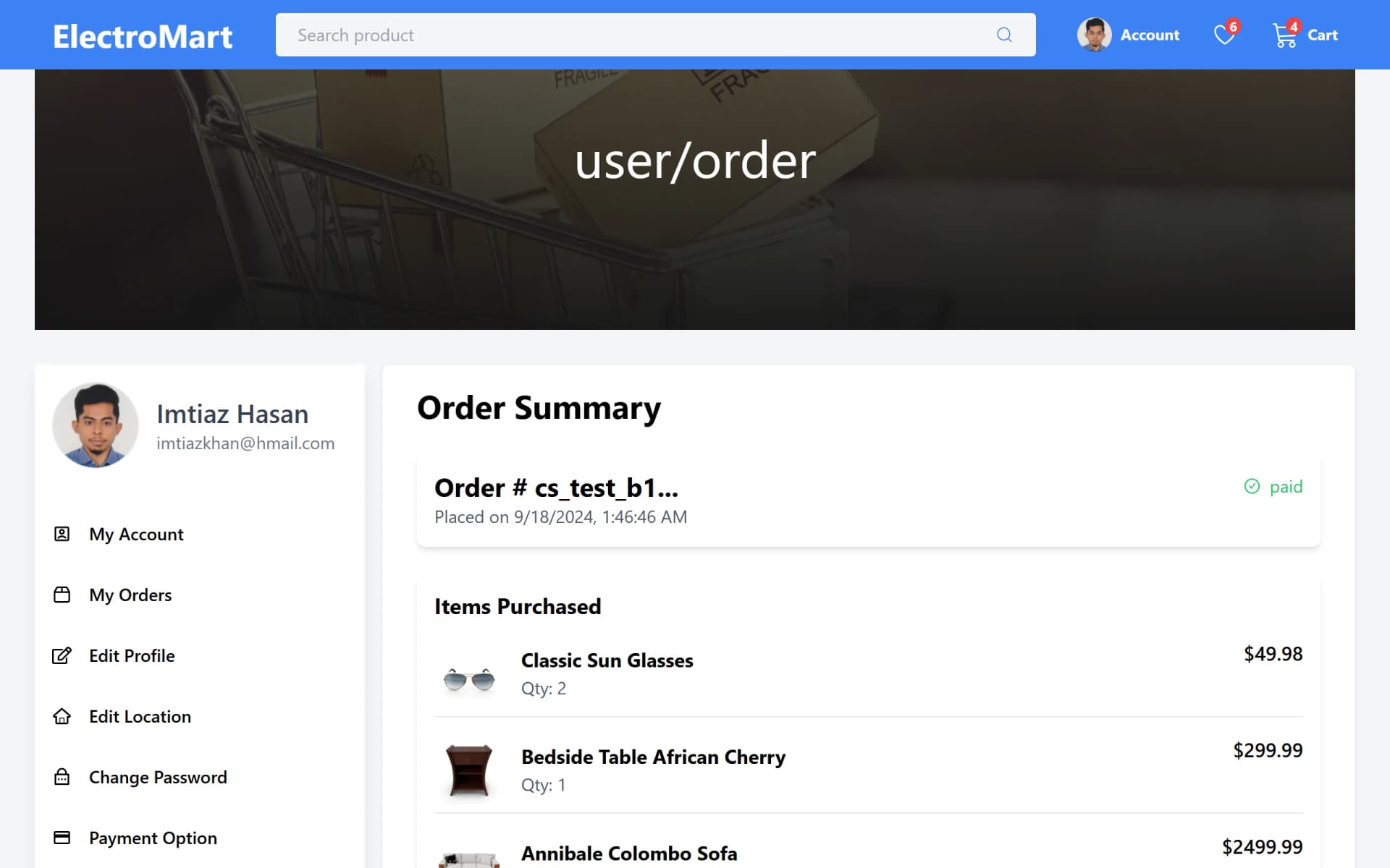 Screenshot 4 of e-Commerce Platform