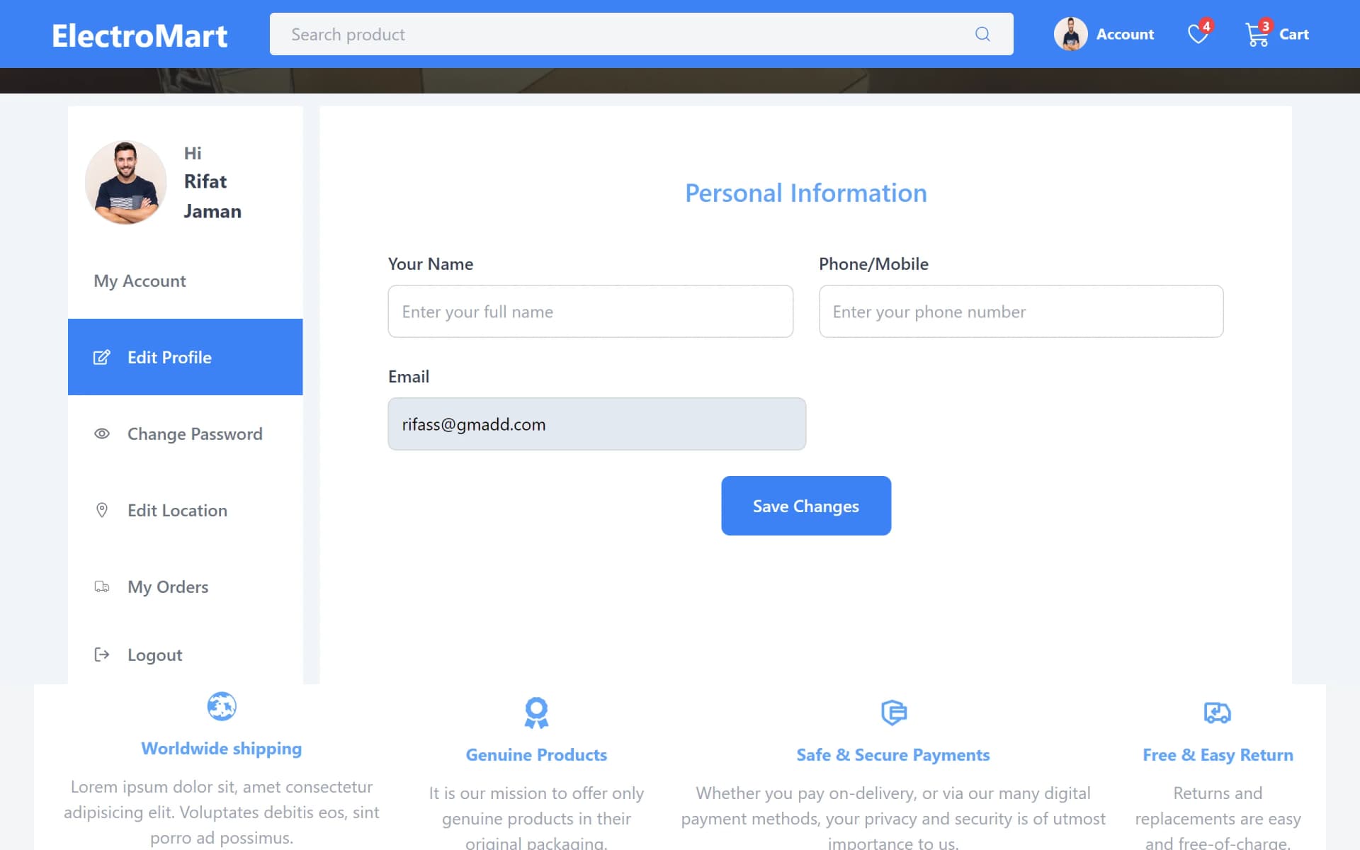 Screenshot 5 of e-Commerce Platform