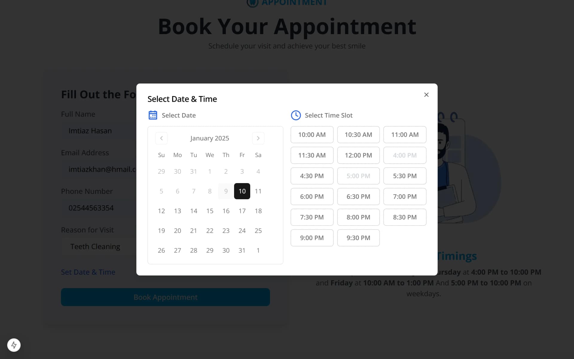 Screenshot 3 of Appointment Management