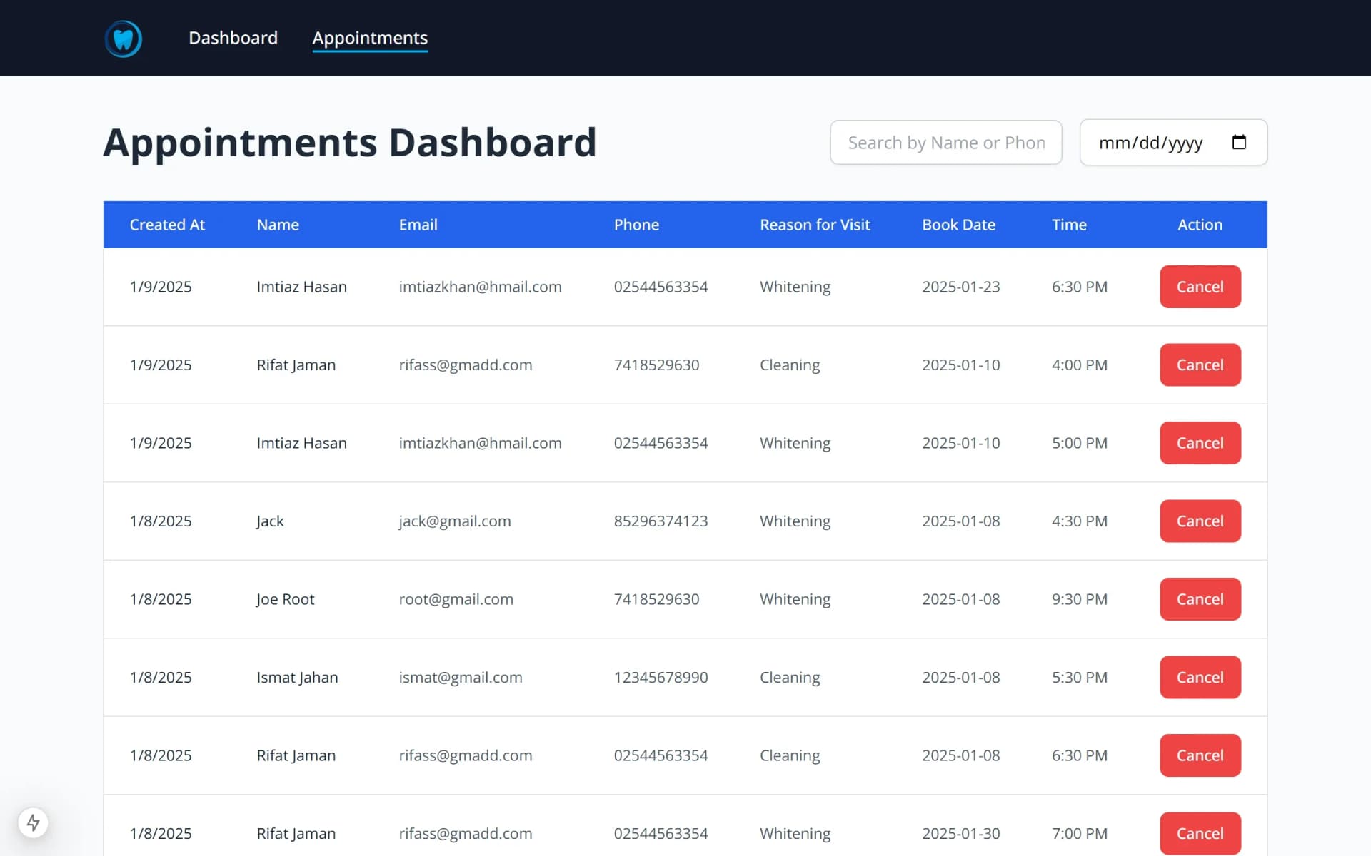 Screenshot 6 of Appointment Management