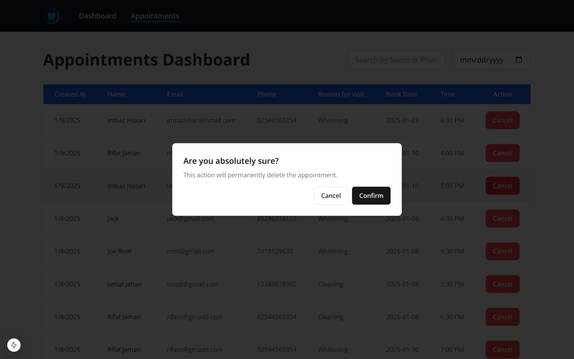Screenshot 7 of Appointment Management